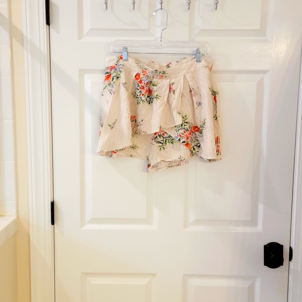 Free People Night Watcher floral skort